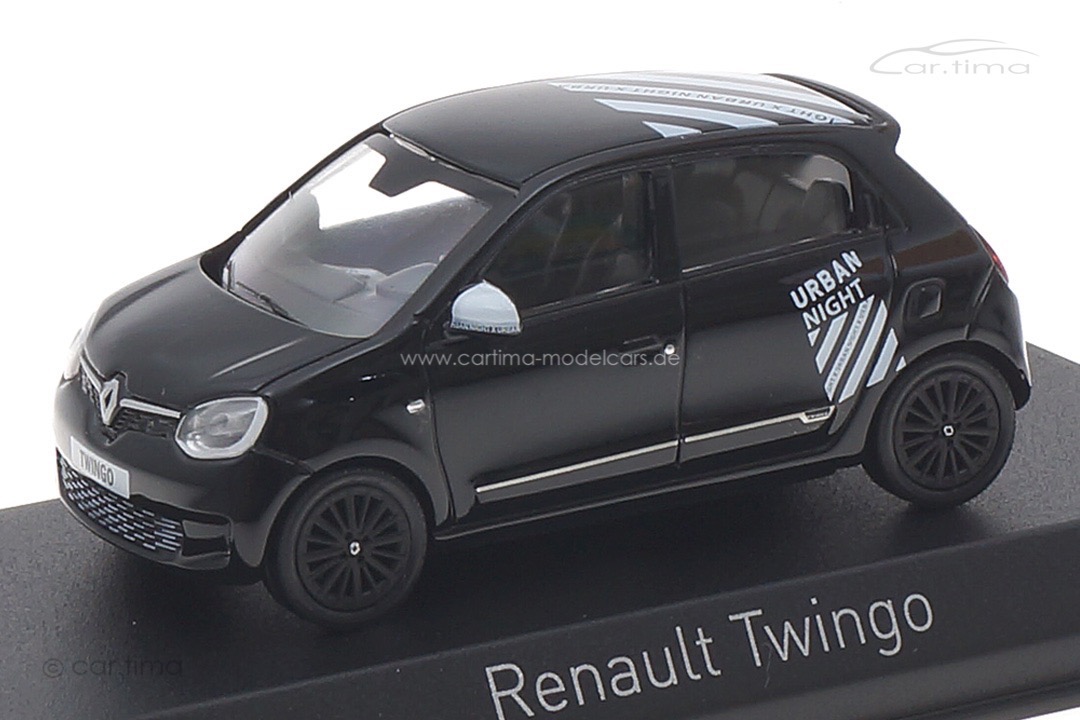 Renault Twingo Urban Night 2021 black Norev 1:43 517421 Renault Twingo Urban Night 2021 black Norev 1:43 517421