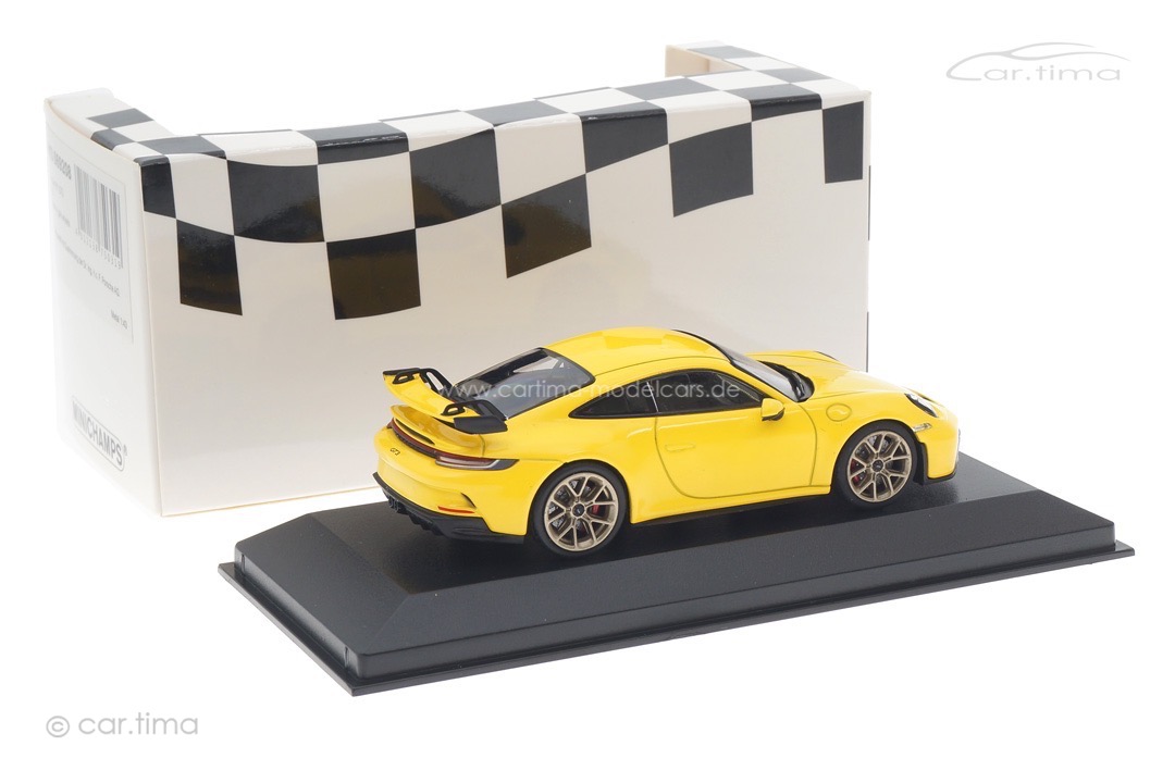 Porsche 911 (992) GT3 Racinggelb/Neodyme Minichamps 1:43 413069208 Porsche 911 (992) GT3 Racinggelb/Neodyme Minichamps 1:43 413069208