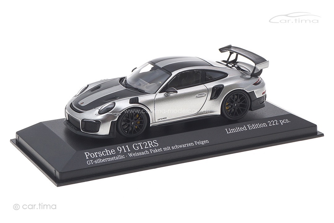 Porsche 911 (991 II) GT2 RS Weissach Package GT-silbermet. Minichamps 1:43 413067230 Porsche 911 (991 II) GT2 RS Weissach Package GT-silbermet. Minichamps 1:43 413067230