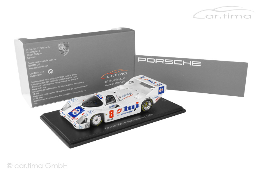 Porsche 956 Norisring 1984 Keke Rosberg Spark car.tima EXCLUSIVE 1:43 CAP04311017