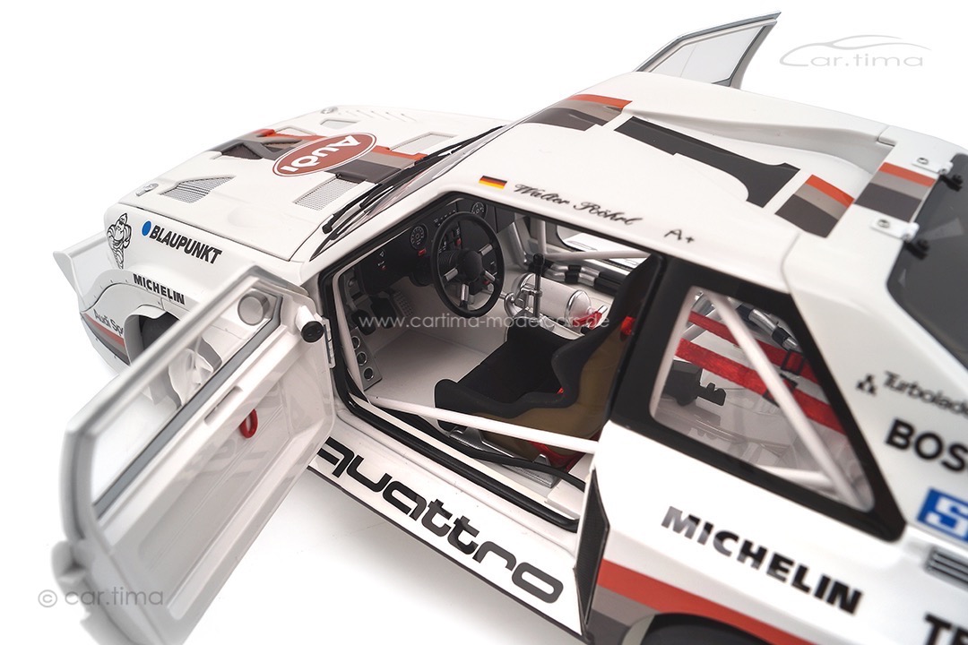 Audi Sport quattro S1 Winner Pikes Peak 1987 Walter Röhrl AUTOart 1:18 88700 Audi Sport quattro S1 Winner Pikes Peak 1987 Walter Röhrl AUTOart 1:18 88700