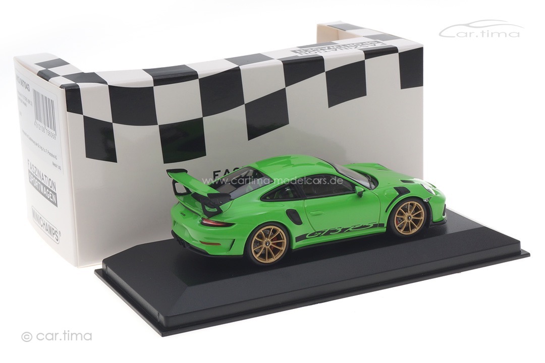 Porsche 911 (991 II) GT3 RS Lizardgrün/Rad Aurum Minichamps 1:43 413067043 Porsche 911 (991 II) GT3 RS Lizardgrün/Rad Aurum Minichamps 1:43 413067043