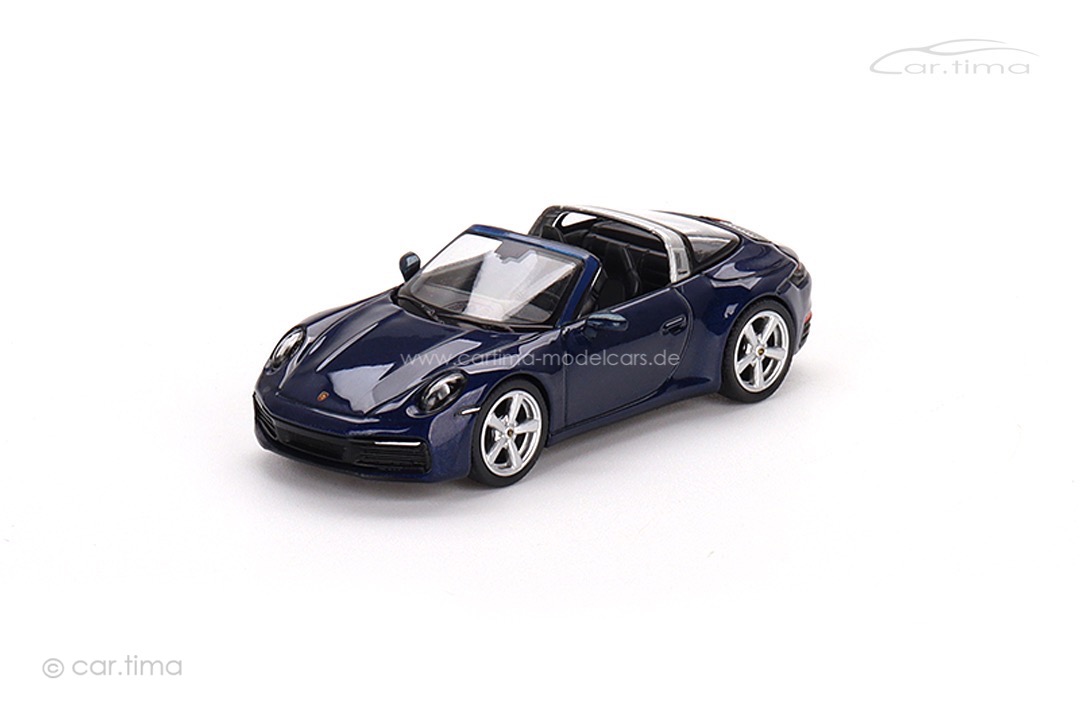 Porsche 911 (992) Targa 4S Enzianblau MINI GT 1:64 MGT00412-L