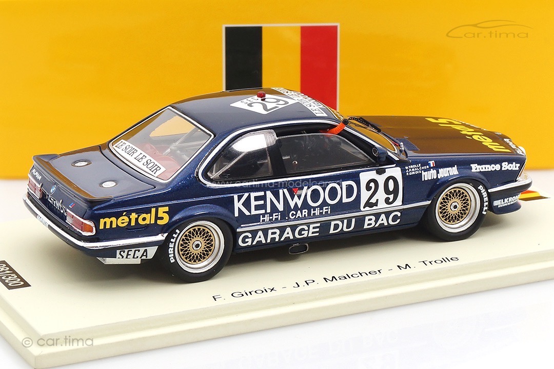 BMW 635 CSI 24h Spa 1986 Giroix/Malcher/Trolle Spark 1:43 SB671