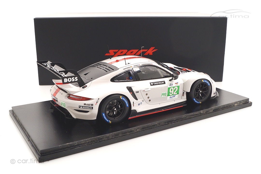Porsche 911 RSR-19 Christensen/Estre/Vanthoor 24h Le Mans 2022 Spark 1:18 18S819