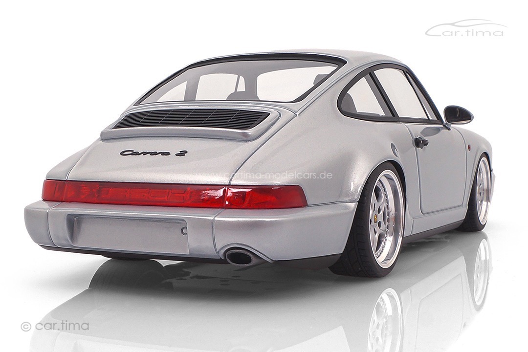 Porsche 911 (964) Carrera 2 Polarsilber Speedline RS Alufelgen car.tima CUSTOMIZED 1:18