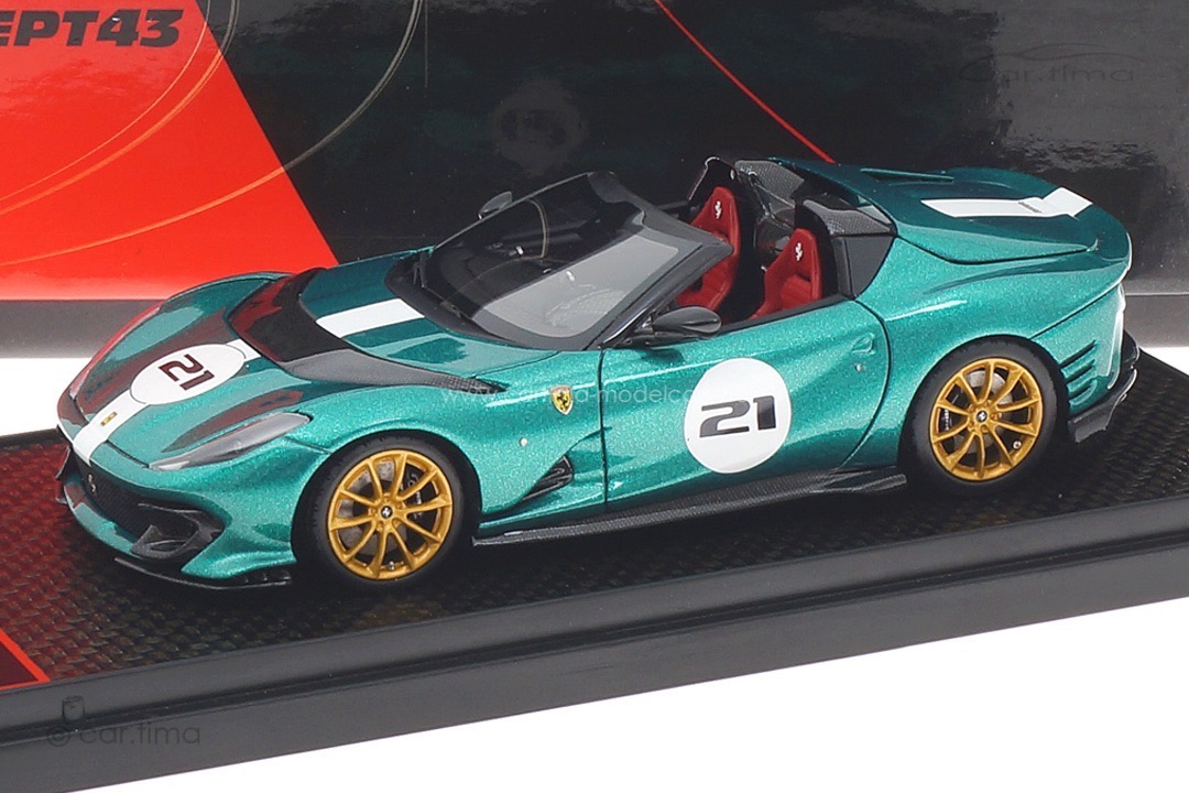 Ferrari 812 Competizione A Green Jewel BBR 1:43 BBRC263P Ferrari 812 Competizione A Green Jewel BBR 1:43 BBRC263P