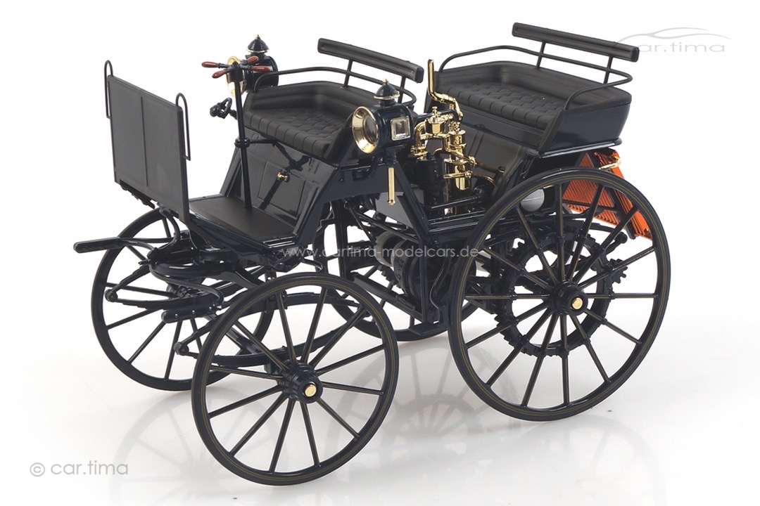 Daimler Motorkutsche 1886 dunkelblau Norev 1:18 183700