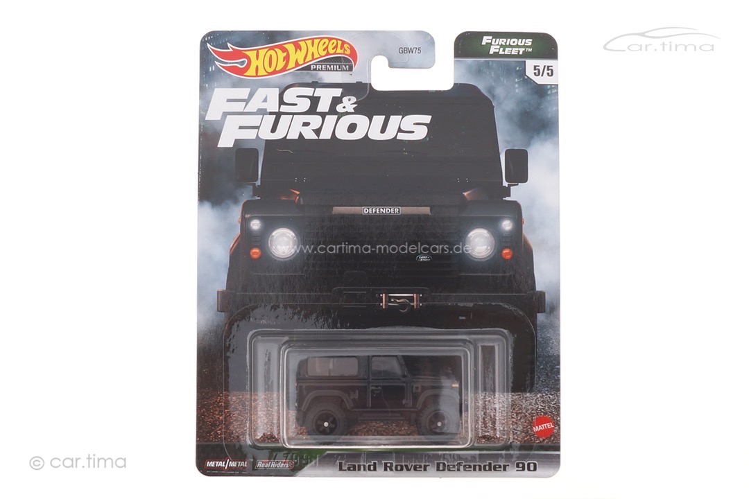Fast & Furious Premium 5 Car-Set Furious Fleet Hot Wheels 1:64 GBW75-979N