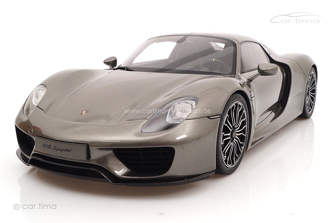 Porsche 918 Spyder Liquid metal silver GT Spirit 1:12 GT036