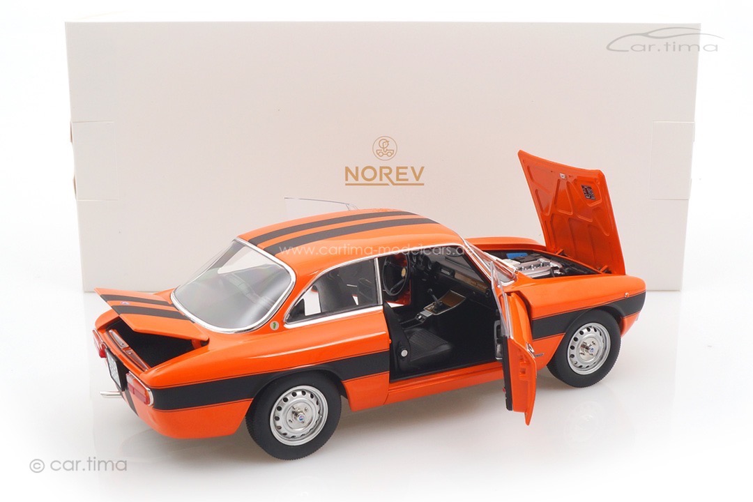 Alfa Romeo 2000 GTV orange Norev 1:18 187918