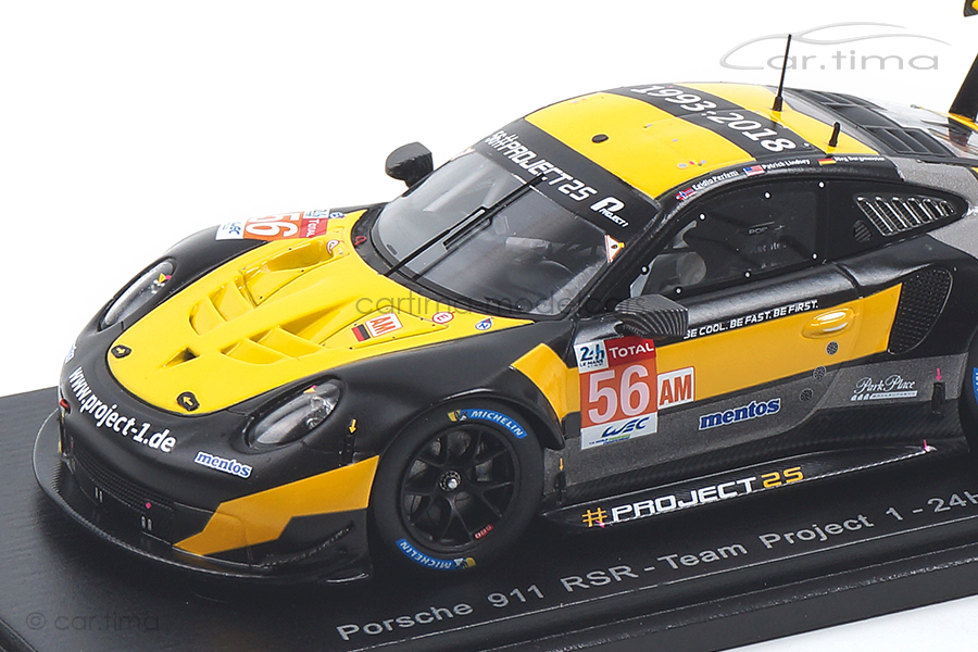 Porsche 911 RSR 24h Le Mans 2018 Bergmeister/Lindsey/Perfetti Spark 1:43 S7038 Porsche 911 RSR 24h Le Mans 2018 Bergmeister/Lindsey/Perfetti Spark 1:43 S7038