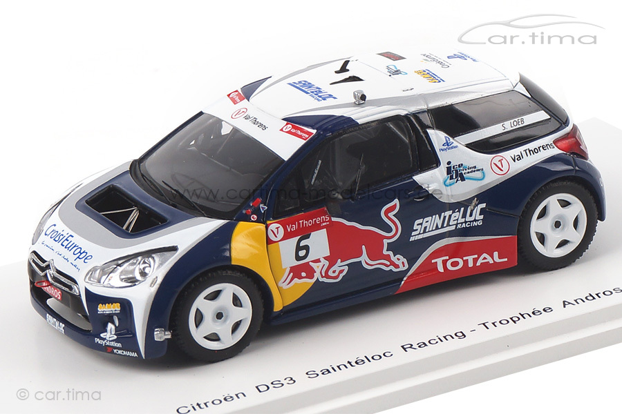 Citroen DS3 Trophée Andros Sébastien Loeb Spark 1:43 SF085 Citroen DS3 Trophée Andros Sébastien Loeb Spark 1:43 SF085