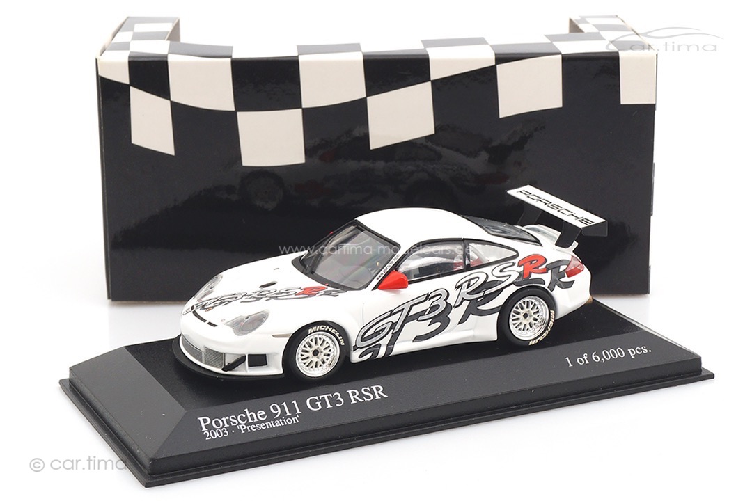 Porsche 911 (996) GT3 RSR Präsentation 2003 Minichamps 1:43 400036400