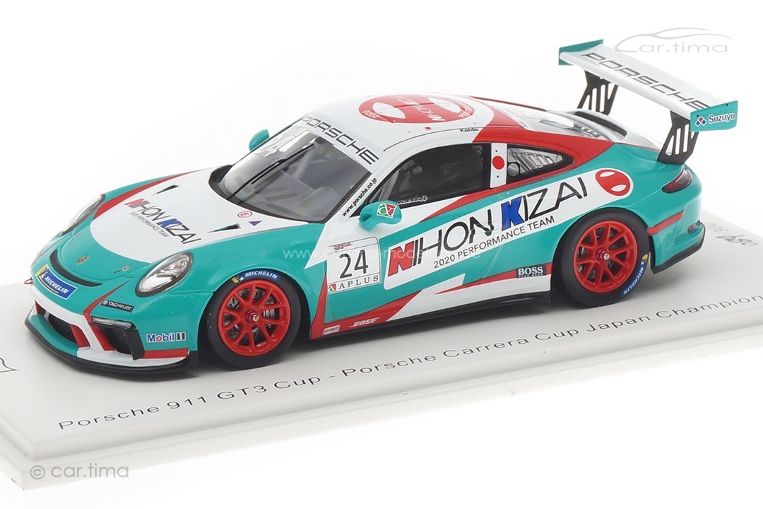 Porsche 911 GT3 Cup Porsche Carrera Cup Japan Champion 2020 Tsubasa Kondo Spark 1:43 SJ099