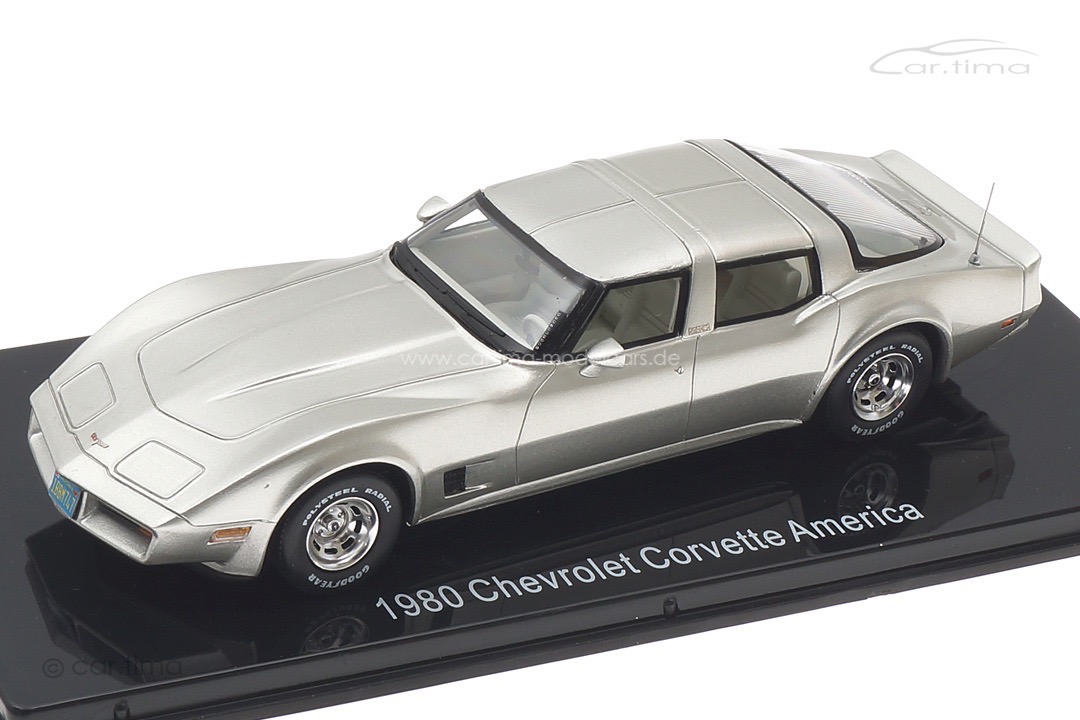 Chevrolet Corvette America 4 doors 1980 silber Esval 1:43 EMUS43010B Chevrolet Corvette America 4 doors 1980 silber Esval 1:43 EMUS43010B