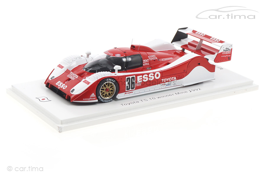Toyota TS010 Winner 500 km In Mine 1992 Lammers/Lees Spark 1:43 SJ068 Toyota TS010 Winner 500 km In Mine 1992 Lammers/Lees Spark 1:43 SJ068