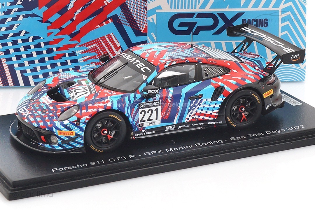 Porsche 911 GT3 R Spa Test 2022 Christensen/Estre/Lietz Spark 1:43 SP429