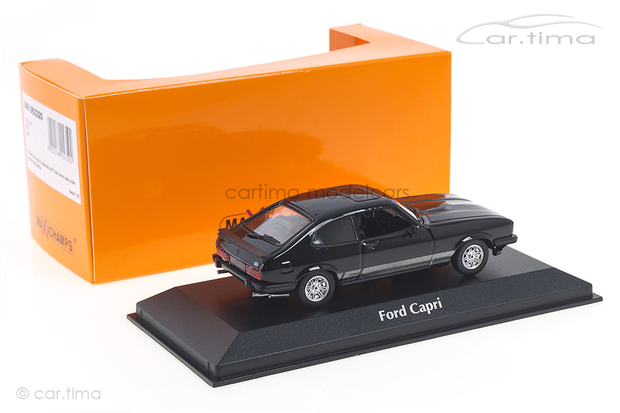 Ford Capri 1982 schwarz Minichamps 1:43 940082220 Ford Capri 1982 schwarz Minichamps 1:43 940082220