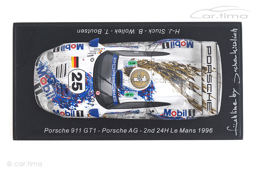Porsche 911 GT1 24h Le Mans 1996 Boutsen/Stuck/Wollek car.tima FINISH LINE 1:43