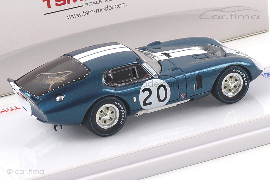 Shelby Daytona Coupe 500 km Spa 1965 Bondurant TSM 1:43 TSM154357 Shelby Daytona Coupe 500 km Spa 1965 Bondurant TSM 1:43 TSM154357