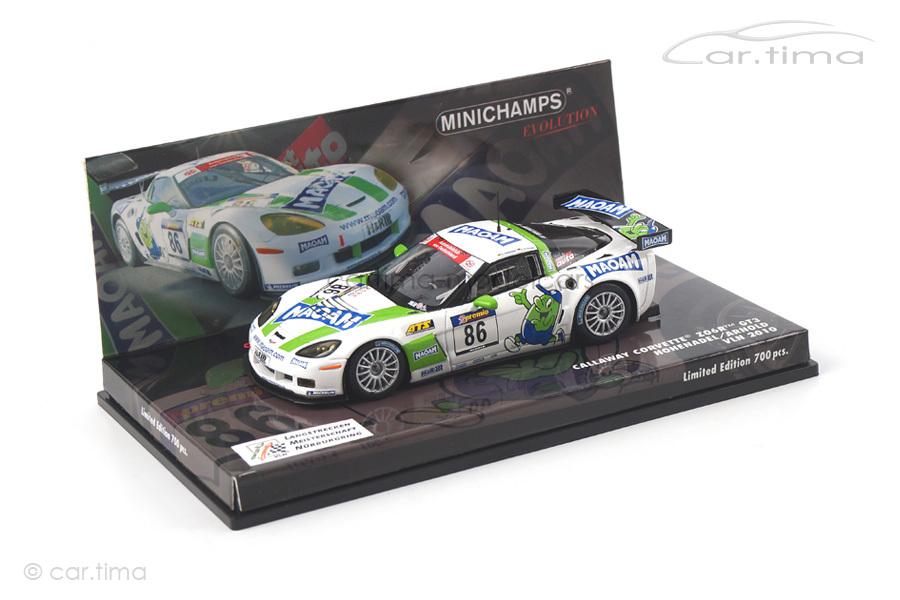 Callaway Corvette Z06R GT3 VLN 2010 Arnold/Hohenadel Minichamps 1:43 437101486