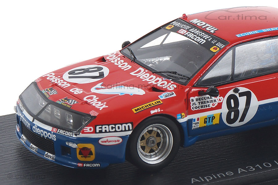 Alpine-Renault A310 24h Le Mans 1977 Decure/Therier Spark 1:43 S5480 Alpine-Renault A310 24h Le Mans 1977 Decure/Therier Spark 1:43 S5480