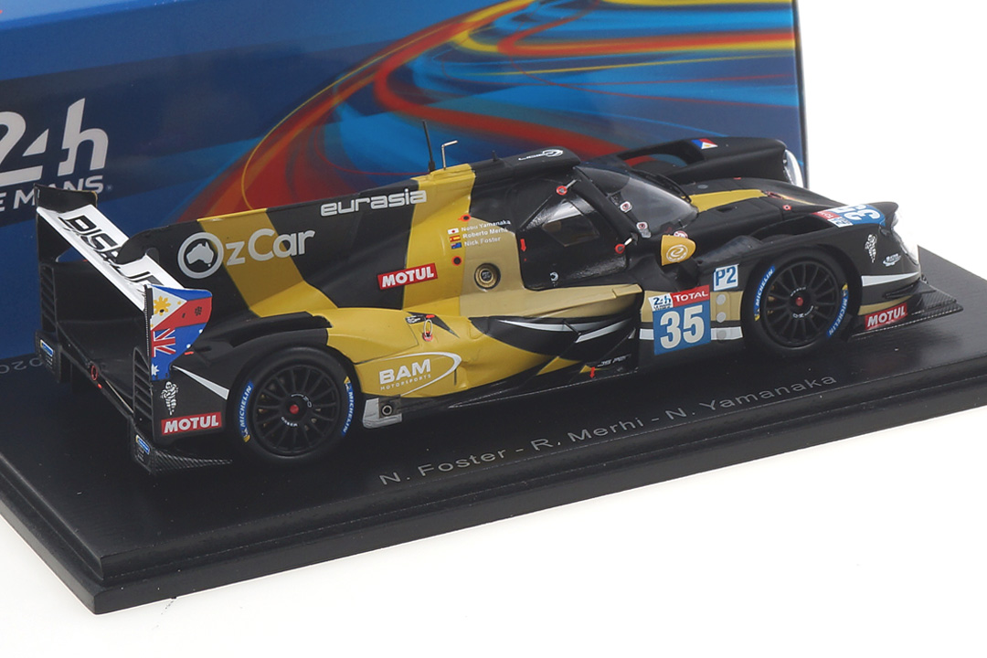 Ligier JSP217-Gibson 24h Le Mans 2020 Foster/Merhi/Yamanaka Spark 1:43 S7975 Ligier JSP217-Gibson 24h Le Mans 2020 Foster/Merhi/Yamanaka Spark 1:43 S7975