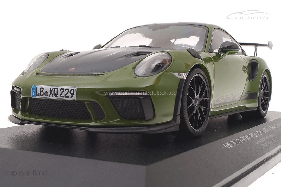 Porsche 911 (991 II) GT3 RS Weissach Paket 2019 grün/Rad schwarz Minichamps 1:18 155068232 Porsche 911 (991 II) GT3 RS Weissach Paket 2019 grün/Rad schwarz Minichamps 1:18 155068232