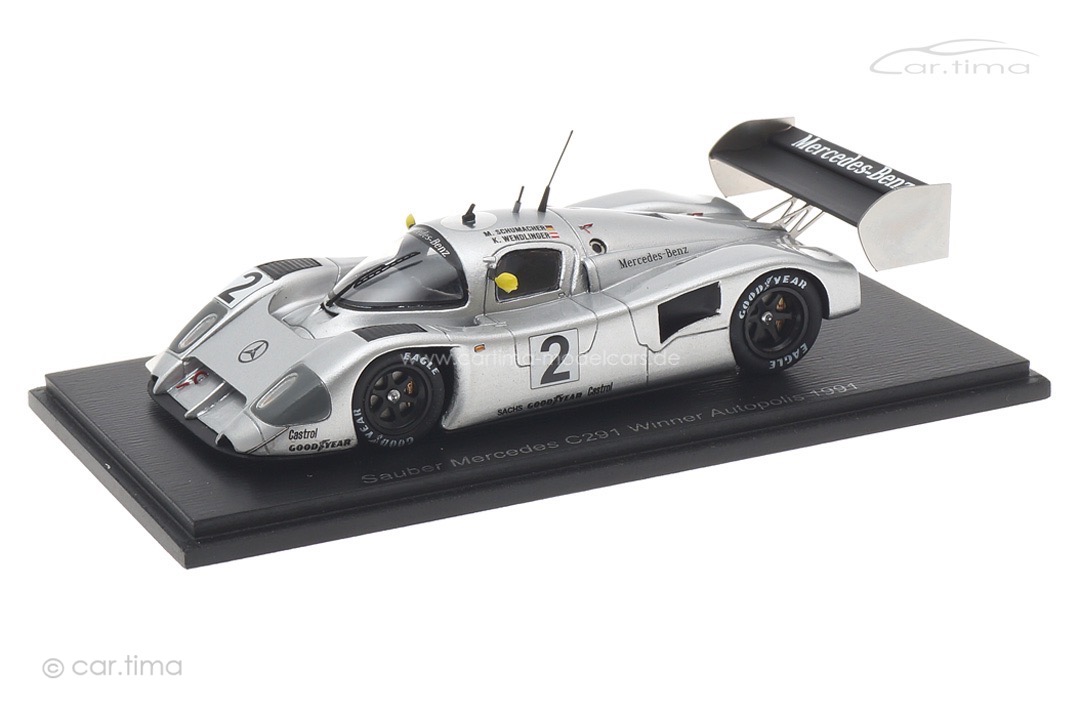 Sauber Mercedes-Benz C291 Winner Autopolis 1991 Schumacher/Wendlinger Spark 1:43 S8187 Sauber Mercedes-Benz C291 Winner Autopolis 1991 Schumacher/Wendlinger Spark 1:43 S8187