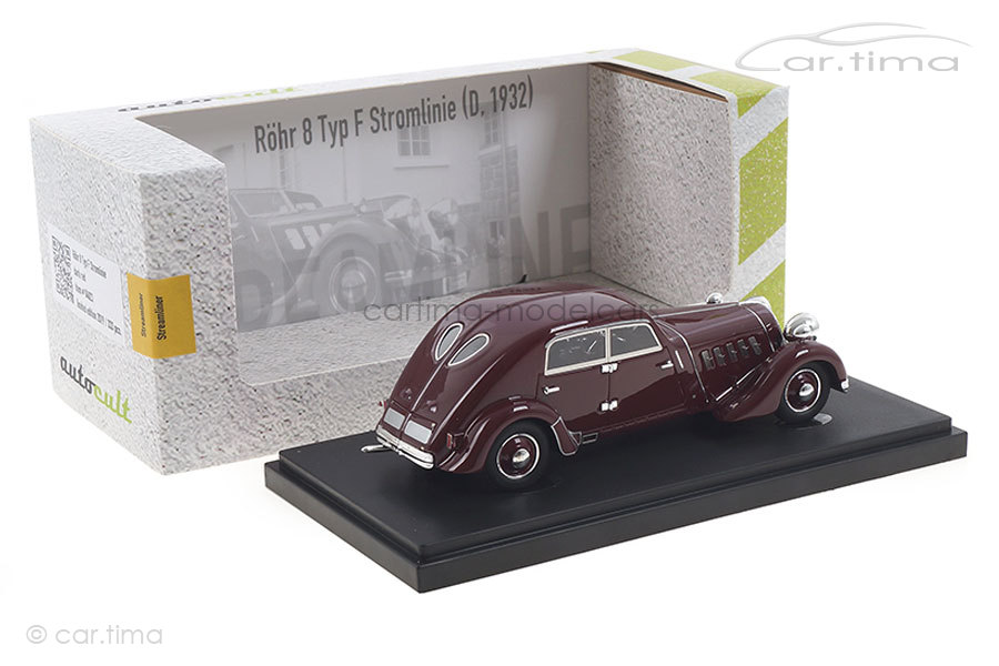 Röhr 8 Typ F Stromlinie autocult 1:43 04023 Röhr 8 Typ F Stromlinie autocult 1:43 04023