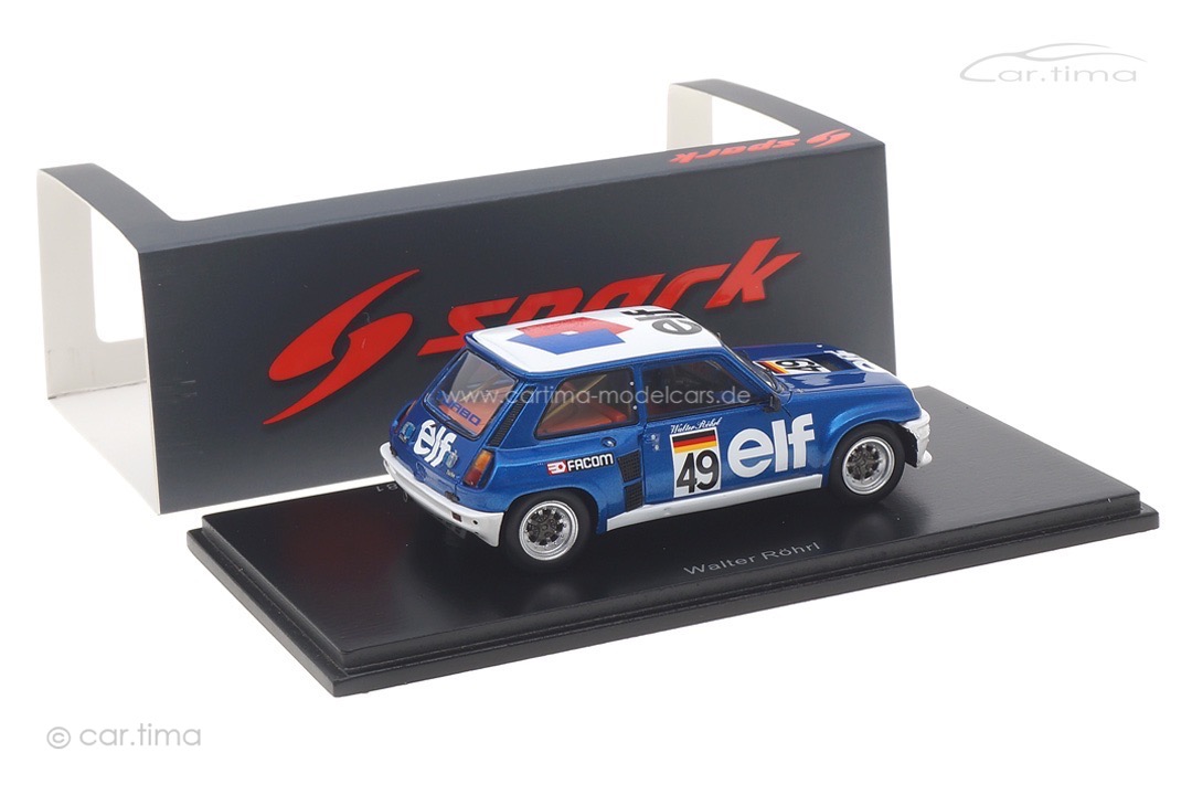 Renault 5 Turbo Eurocup 1981 Walter Röhrl Spark 1:43 S6022 Renault 5 Turbo Eurocup 1981 Walter Röhrl Spark 1:43 S6022