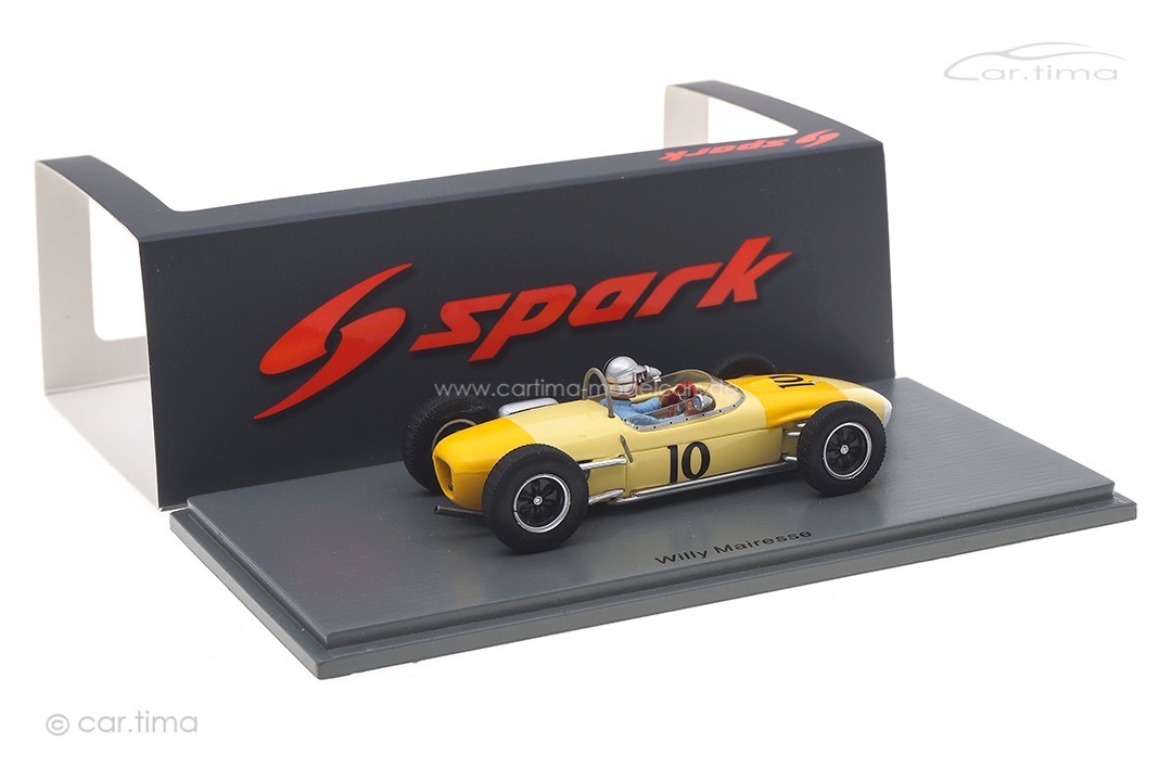Lotus 18 GP Belgien 1961 Willy Mairesse Spark 1:43 S7474 Lotus 18 GP Belgien 1961 Willy Mairesse Spark 1:43 S7474