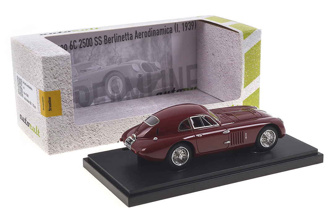 Alfa Romeo 6C 2500SS Berlinetta Aerodynamico rot autocult 1:43 04029 Alfa Romeo 6C 2500SS Berlinetta Aerodynamico rot autocult 1:43 04029