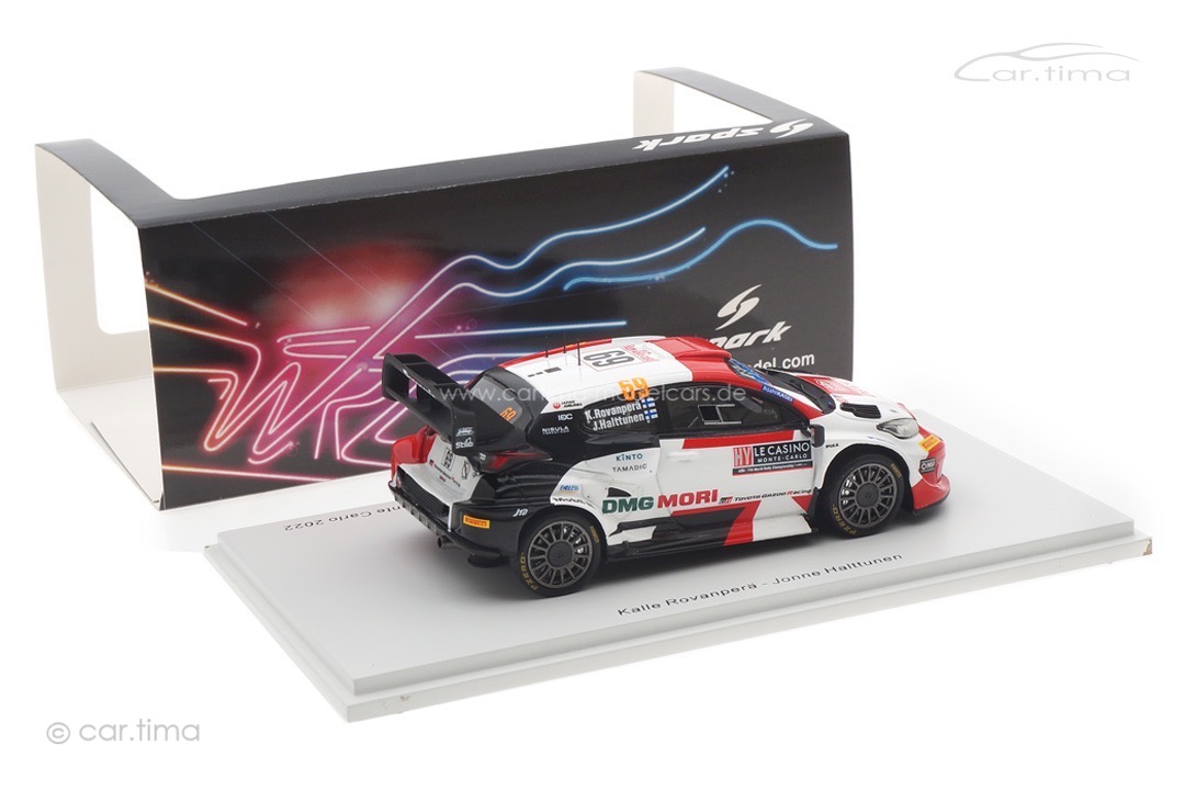 Toyota GR Yaris Rally1 Rallye Monte Carlo 2022 Katsuta/Johnston Spark 1:43 S6693 Toyota GR Yaris Rally1 Rallye Monte Carlo 2022 Katsuta/Johnston Spark 1:43 S6693