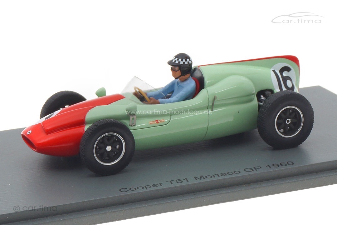 Cooper T51 GP Monaco 1960 Chris Bristow Spark 1:43 S8046 Cooper T51 GP Monaco 1960 Chris Bristow Spark 1:43 S8046