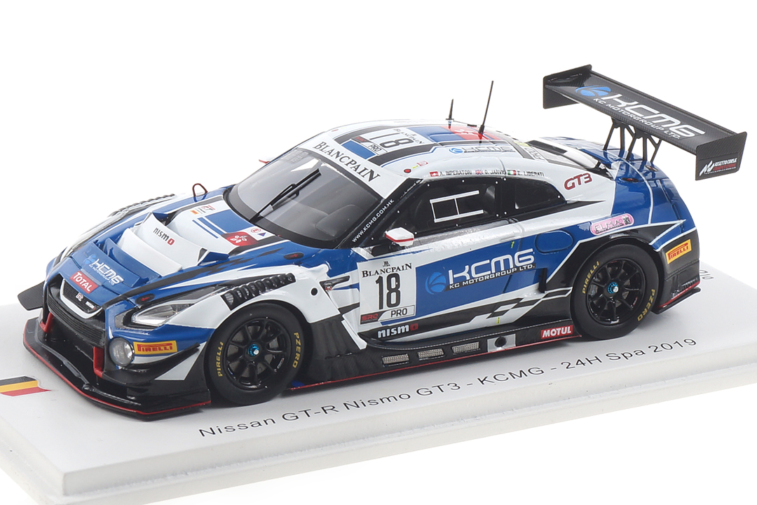 Nissan GT-R Nismo GT3 24h Spa 2019 Imperatori/Jarvis/Liberati Spark 1:43 SB262 Nissan GT-R Nismo GT3 24h Spa 2019 Imperatori/Jarvis/Liberati Spark 1:43 SB262