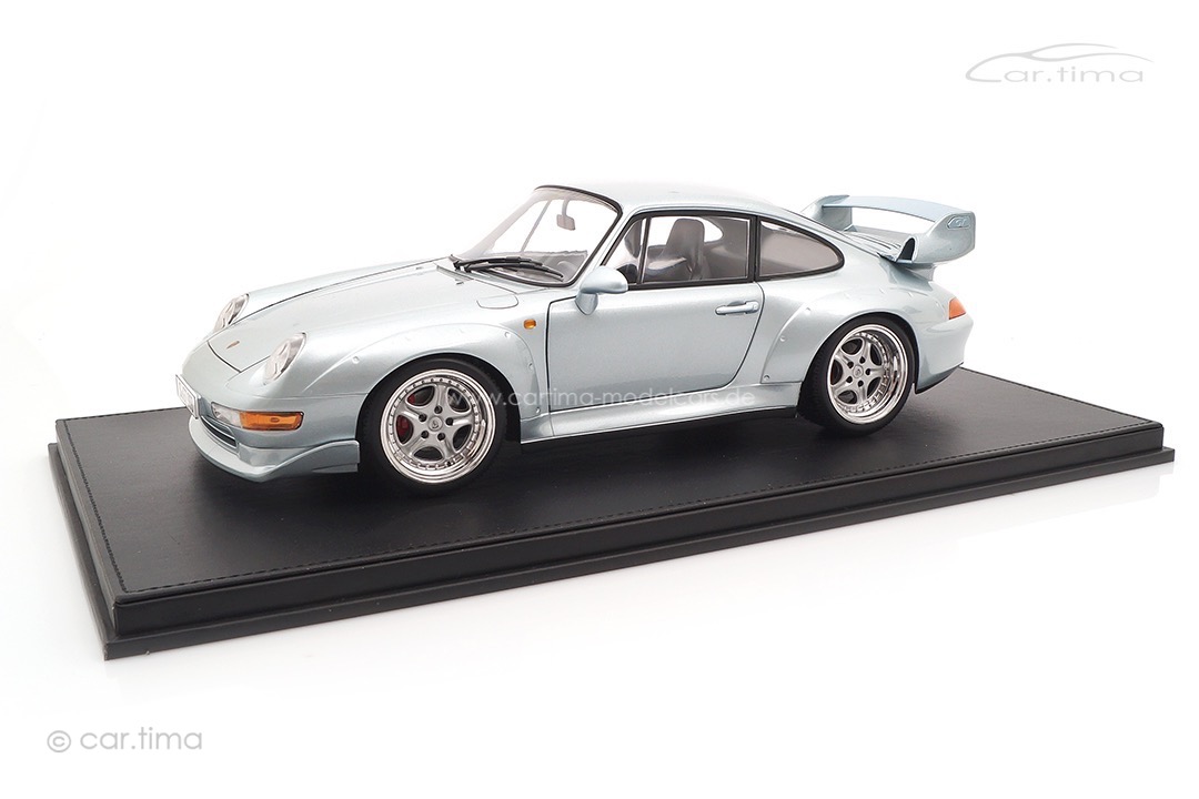 Porsche 911 (993) GT2 Polarsilber inkl. Vitrine KK Scale 1:12 KKDC120281S-VIT