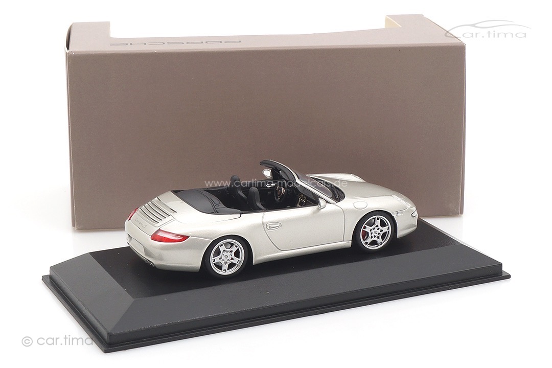 Porsche 911 (997) Carrera S Cabriolet Silber Minichamps 1:43 WAP02015115
