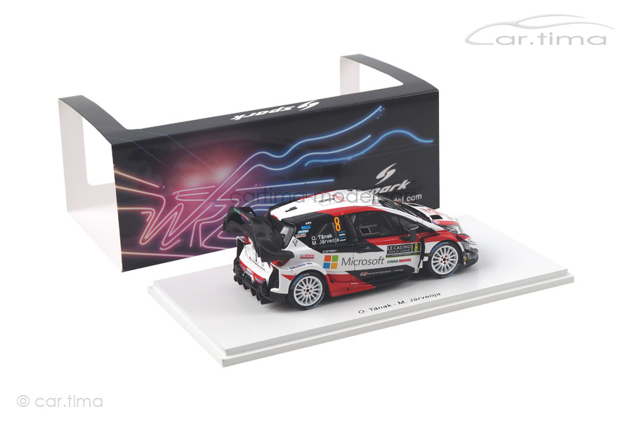 Toyota Yaris WRC Rallye Monte Carlo 2018 Tänak/Järveoja Spark 1:43 S5958 Toyota Yaris WRC Rallye Monte Carlo 2018 Tänak/Järveoja Spark 1:43 S5958
