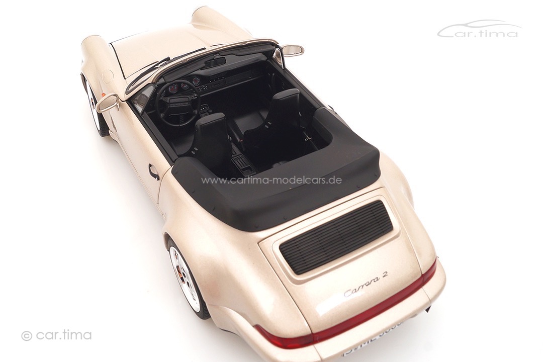 Porsche 911 (964) Cabriolet Turbolook WTL Zermattsilbermet. Norev 1:18 187140