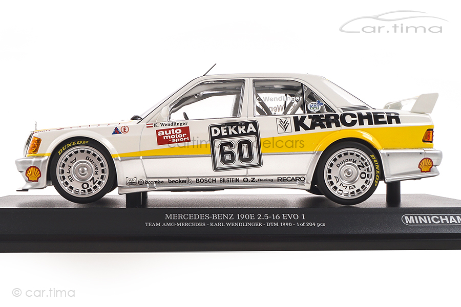 Mercedes-Benz 190E 2.5-16 EVO 1 DTM 1990 Karl Wendlinger Minichamps 1:18 155903660