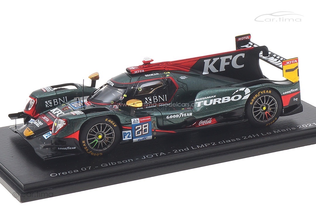 Oreca 07-Gibson 24h Le Mans 2021 Blomqvist/Gelael/Vandoorne Spark 1:43 S8243 Oreca 07-Gibson 24h Le Mans 2021 Blomqvist/Gelael/Vandoorne Spark 1:43 S8243