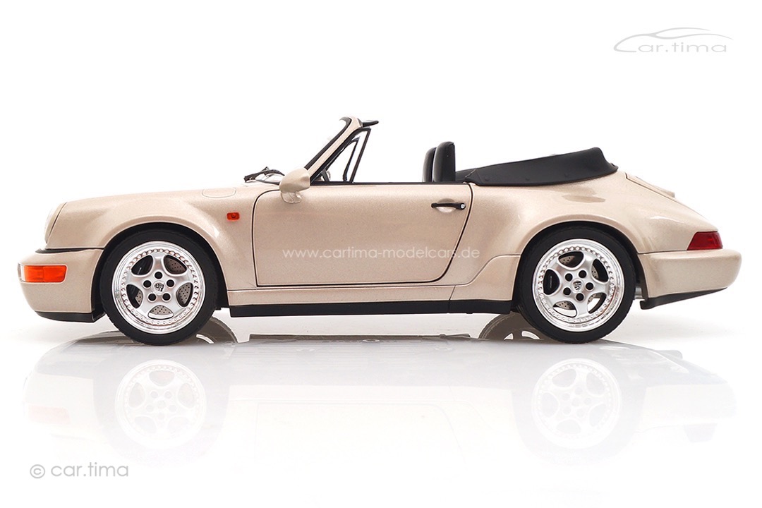 Porsche 911 (964) Cabriolet Turbolook WTL Zermattsilbermet. Norev 1:18 187140