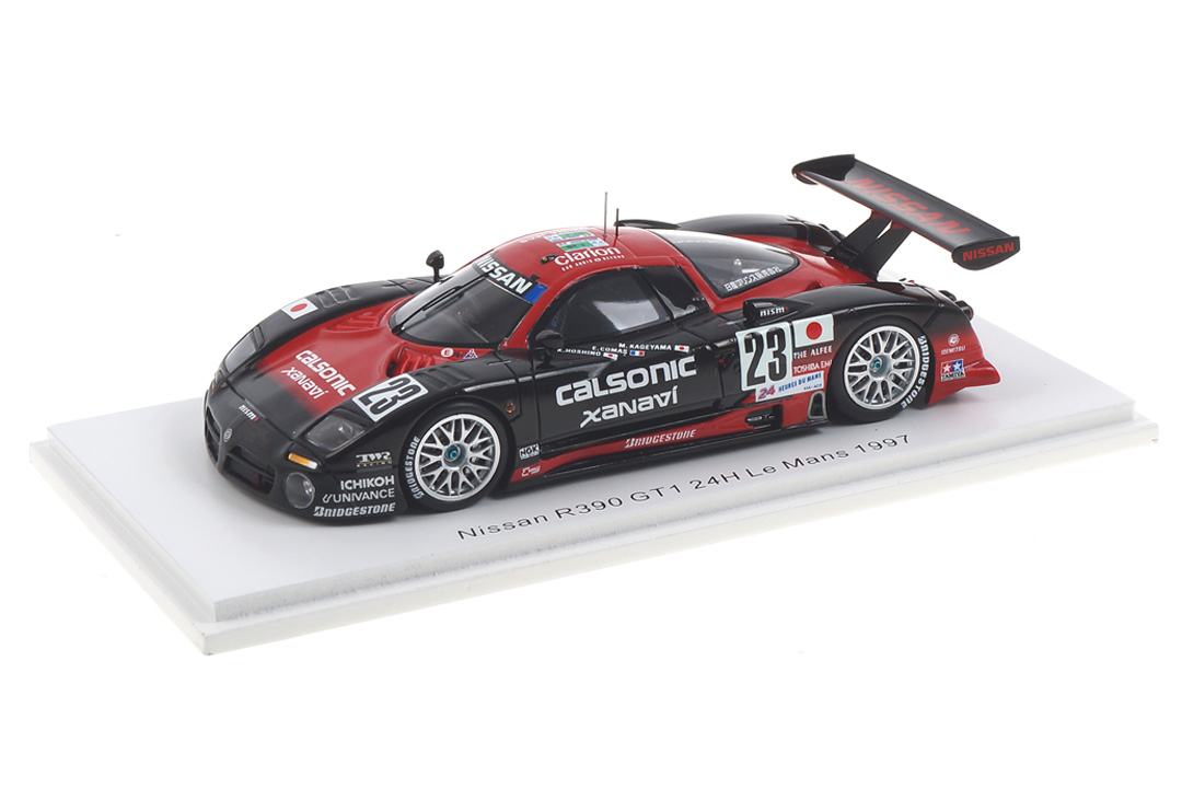 Nissan R390 GT1 24h Le Mans 1997 Comas/Hoshino/Kageyama Spark 1:43 S3579 Nissan R390 GT1 24h Le Mans 1997 Comas/Hoshino/Kageyama Spark 1:43 S3579