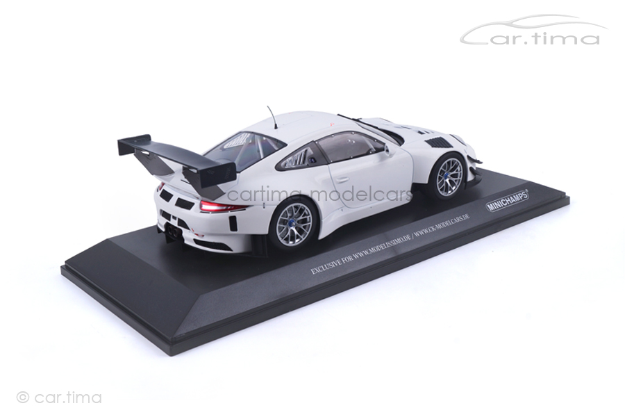 Porsche 911 (991) GT3 R Plain Body Version weiß Minichamps 1:18 153166000 Porsche 911 (991) GT3 R Plain Body Version weiß Minichamps 1:18 153166000