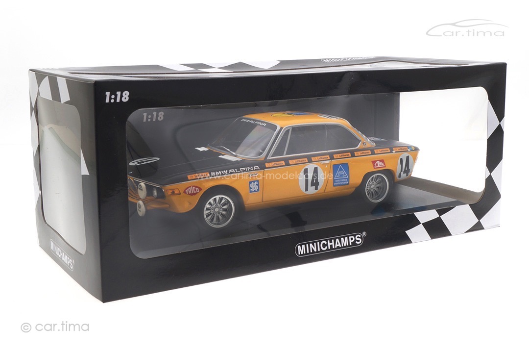 BMW 2800 CS Winner 24h Spa 1970 Huber/Kelleners Minichamps 1:18 155702714 BMW 2800 CS Winner 24h Spa 1970 Huber/Kelleners Minichamps 1:18 155702714