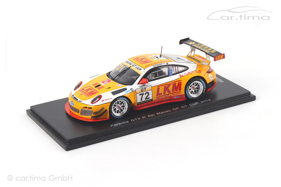 Porsche 911 GT3 R Macau 2014 Earl Bamber Spark 1:43 SA074 Porsche 911 GT3 R Macau 2014 Earl Bamber Spark 1:43 SA074