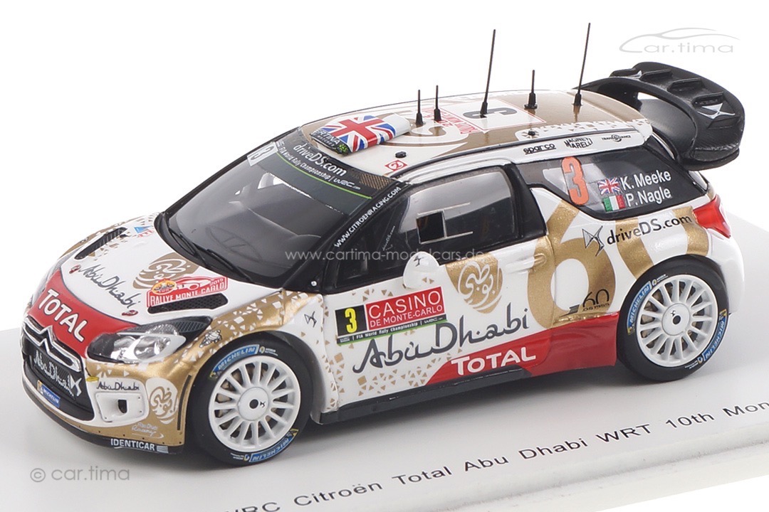 Citroen DS3 WRC Rallye Monte Carlo 2015 Meeke/Nagle Spark 1:43 S4503 Citroen DS3 WRC Rallye Monte Carlo 2015 Meeke/Nagle Spark 1:43 S4503