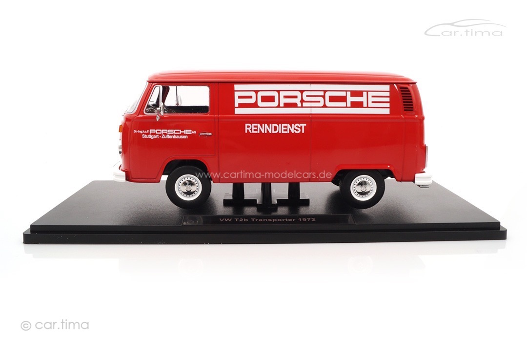 VW T2b Porsche Renndienst rot/weiß KK Scale 1:18 KKDC181412